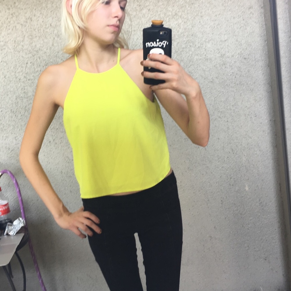 Neon blouse