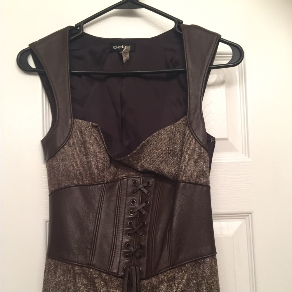 Bebe midi corset dress