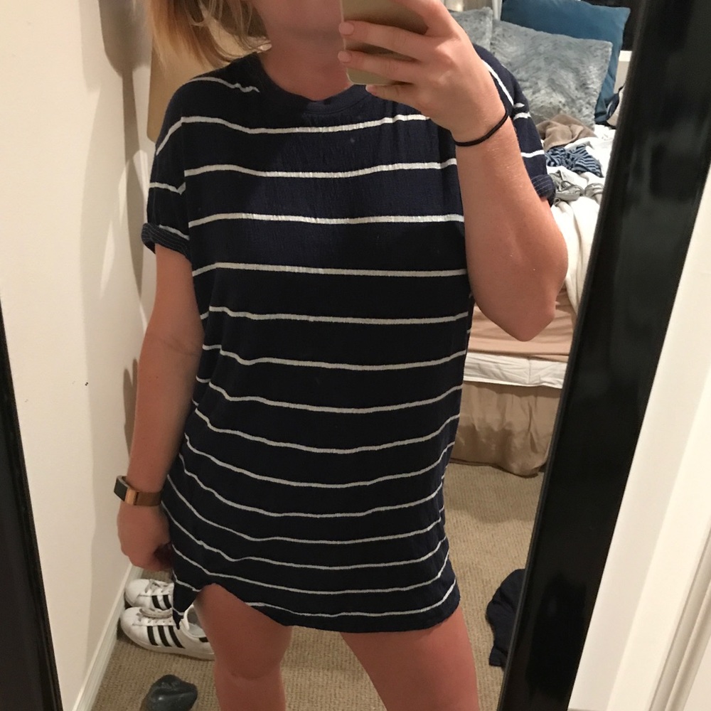 Urban Outfitters Striped T-Shirt Dress
