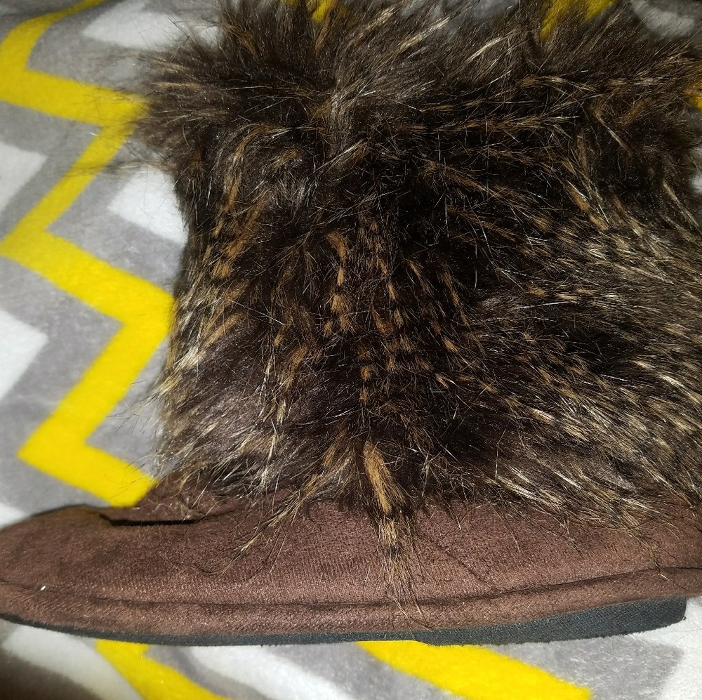 Fuzzy boots