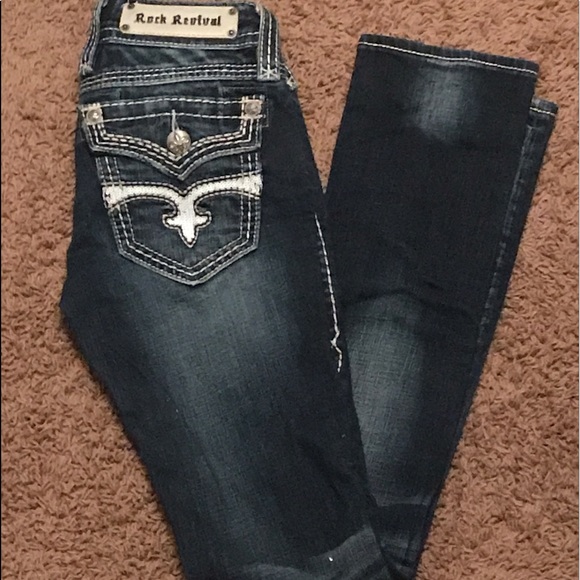 Rock Revival Denim - Straight Leg Rock Revival Jeans