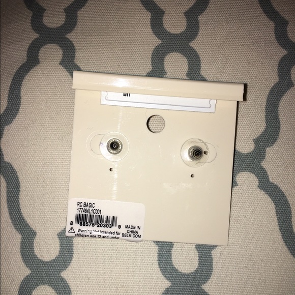 NWT Red Camel pink / coral ball earrings - Picture 2 of 2