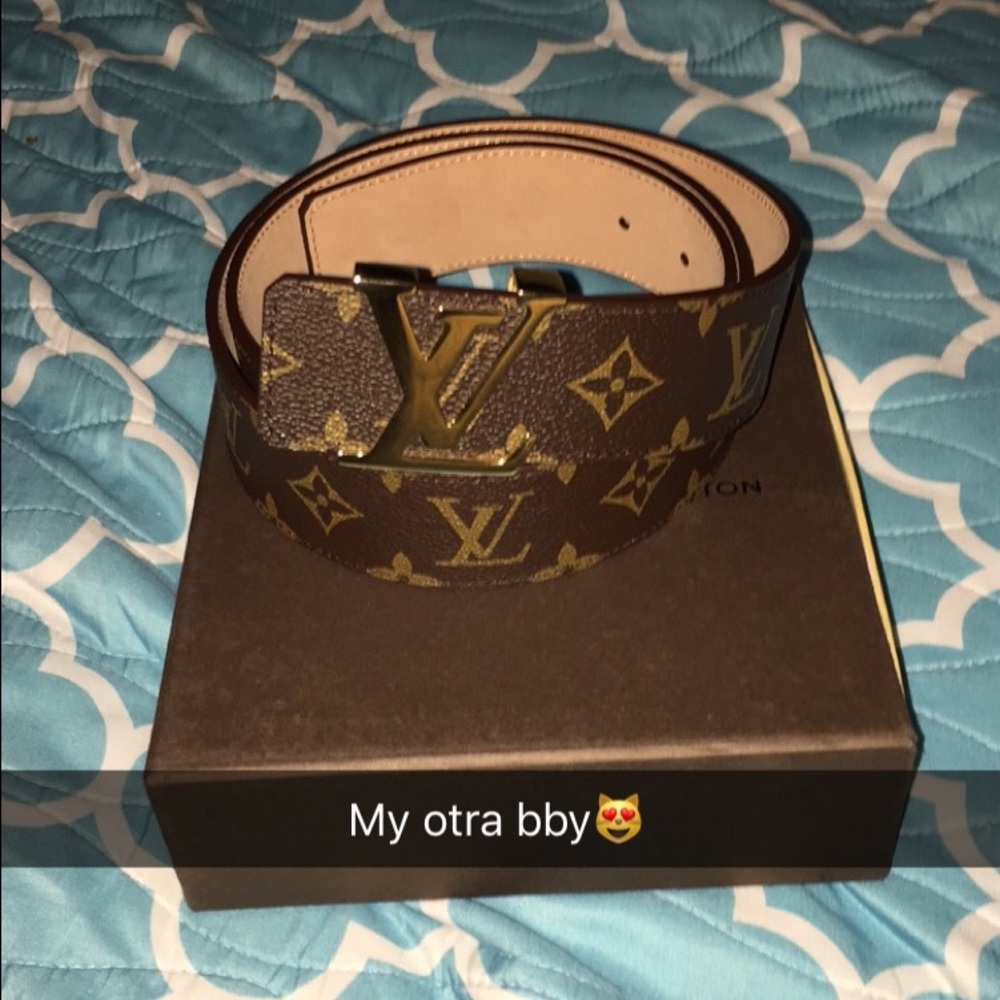Lv belt monogram