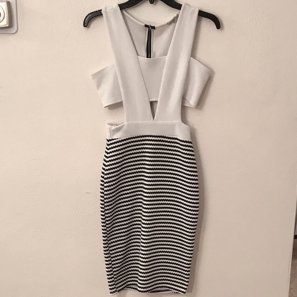 Black and white dress