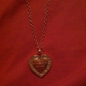 Michael kors heart pendant necklace