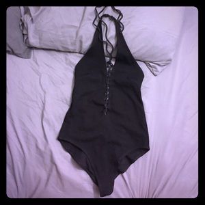 Zara lace up bodysuit. CHEAPER SHIPPING ❤️❤️❤️