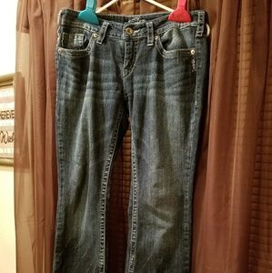Aiko bootcut silver jeans