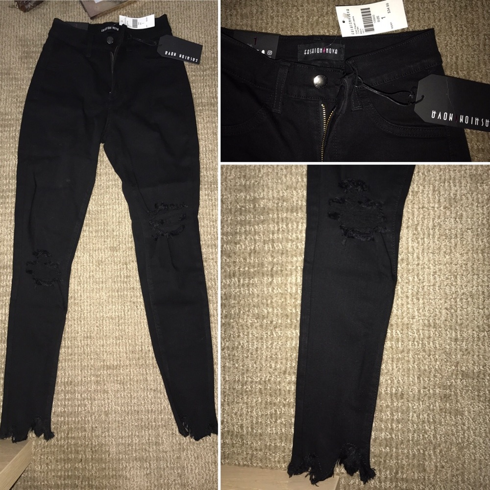 Fashion Nova Ripped Jeans