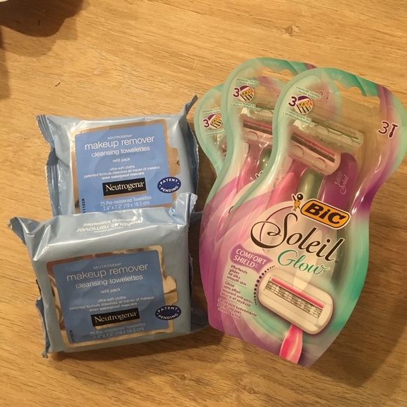 Other - New BIC Razors & Neutrogena Makeup Remover Wipes