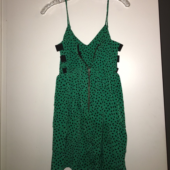 Green Party mini Dress - Picture 2 of 3