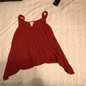 Red crop top