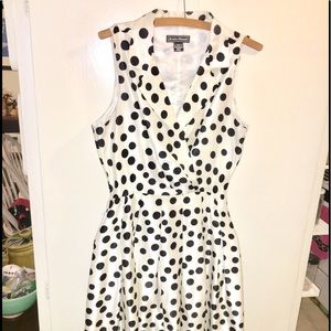 Jessica Howard Polka Dot Evening Dress