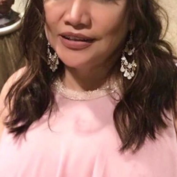 A long soft pink long dress - Picture 4 of 7