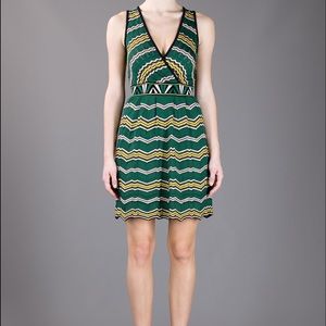 M Missoni Chevron Print Cocktail Dress Size 0