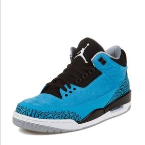 Men's Air Jordan 3 retro BG powder blue sneaker