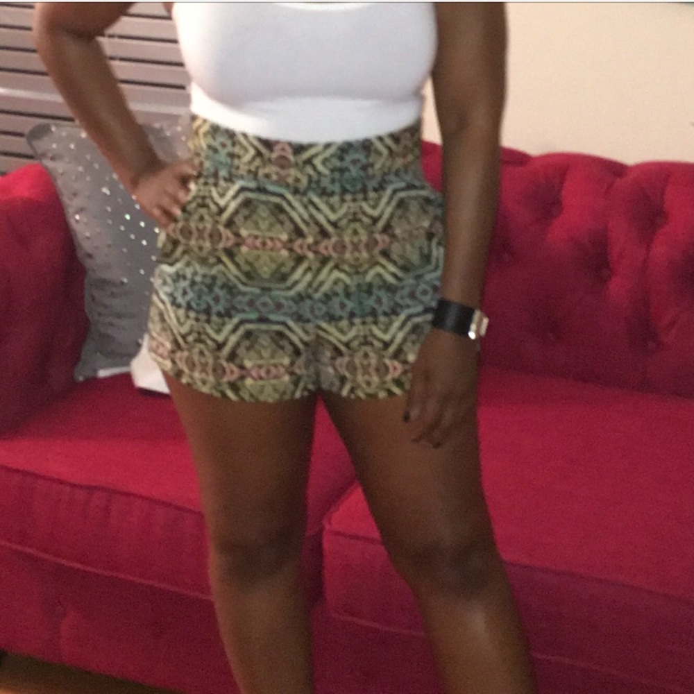 High waisted shorts