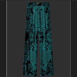 Balmain + H&M Velvet Chiffon Design Pants