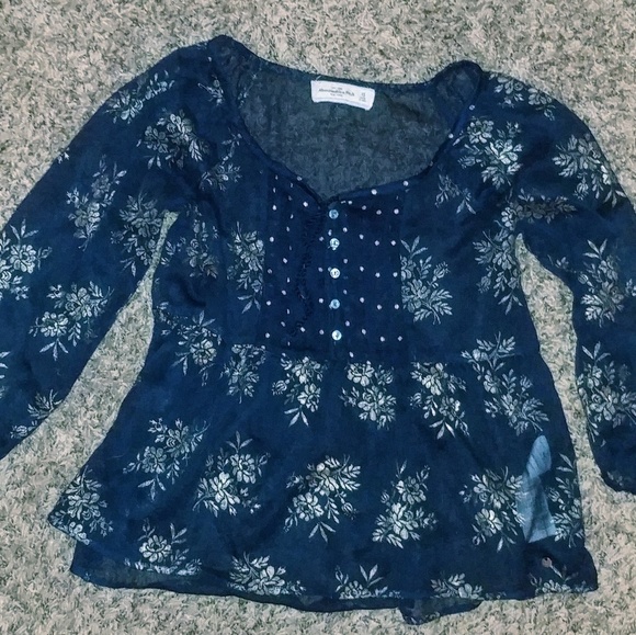 ✴Abercrombie & Fitch✴ sheer blouse - Picture 1 of 2