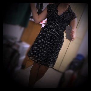 Vintage Polka Dotted Dress