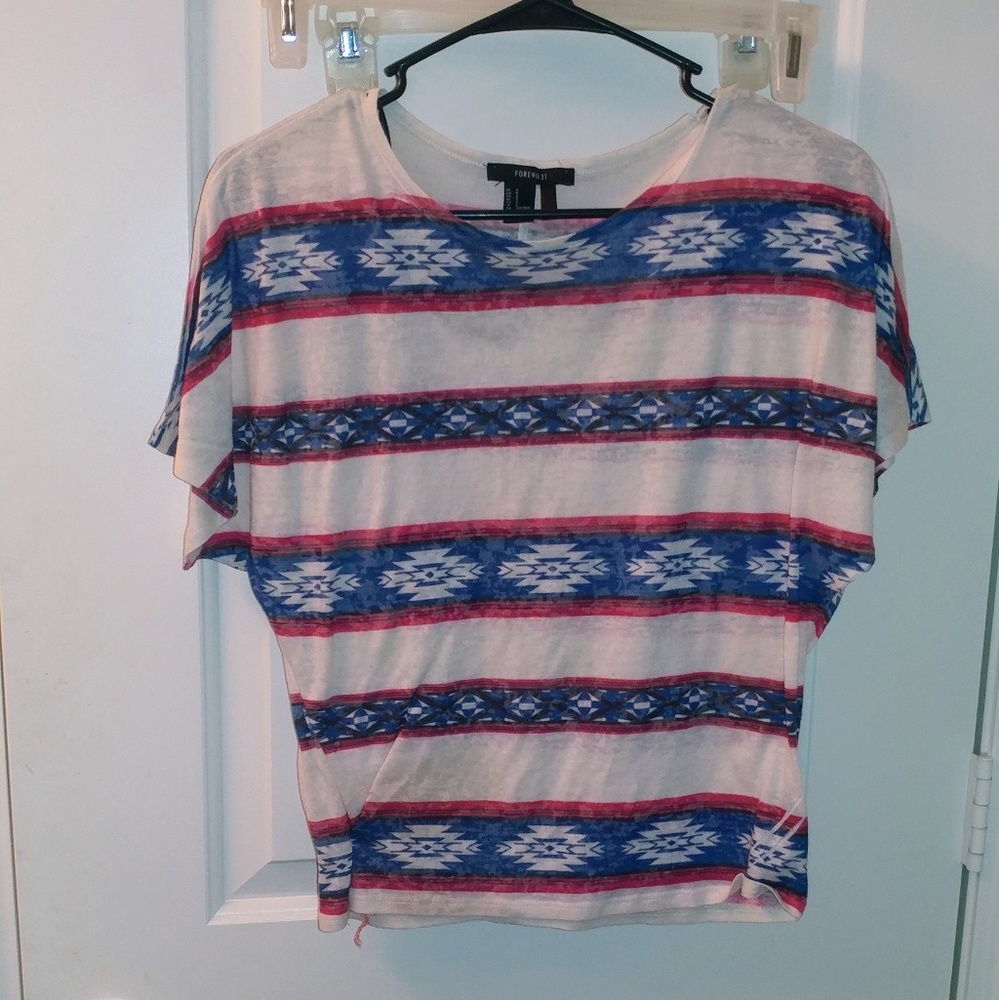 Forever 21 Aztec print top