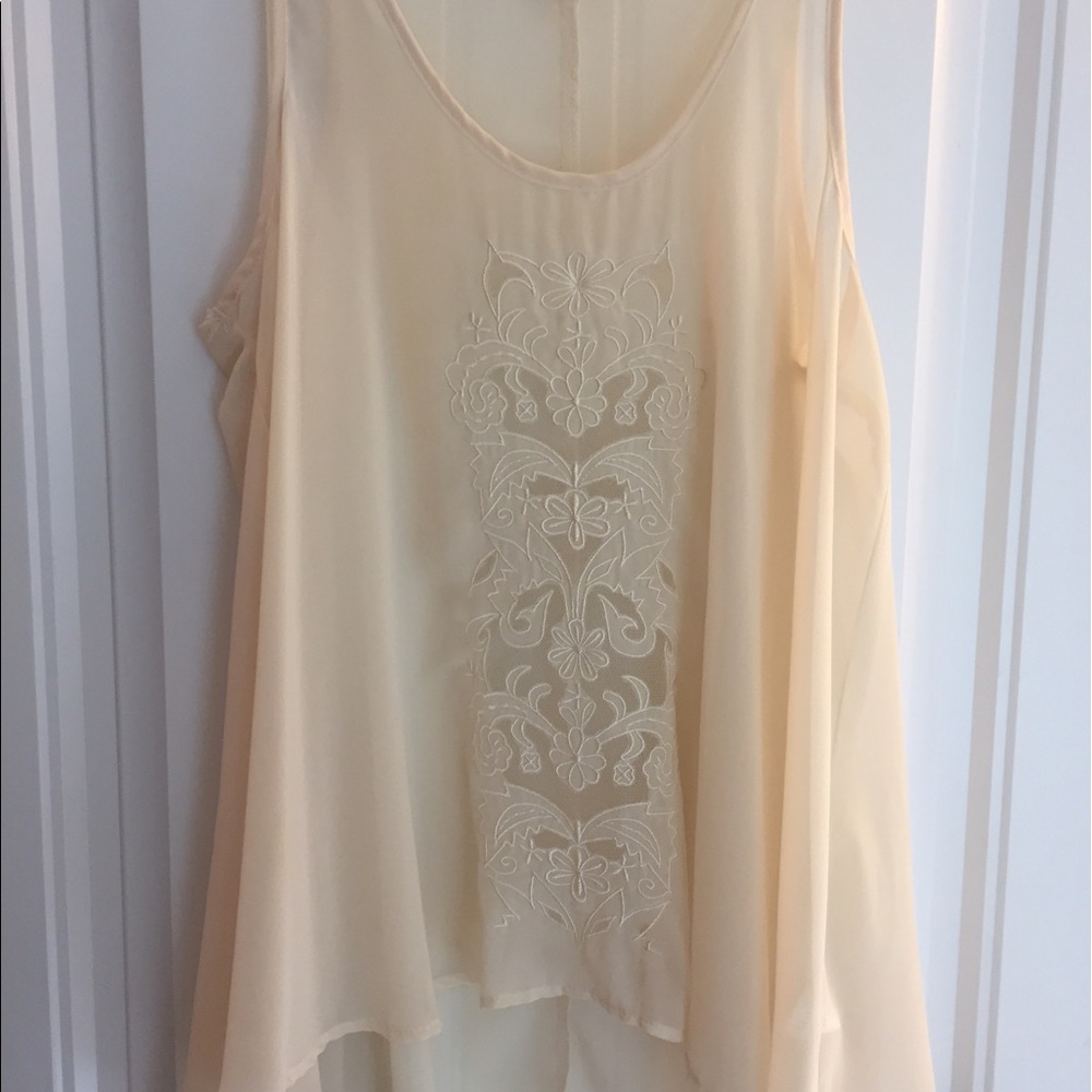 Sleeveless vintage blouse
