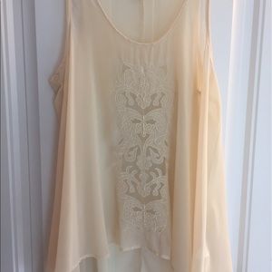 Sleeveless vintage blouse