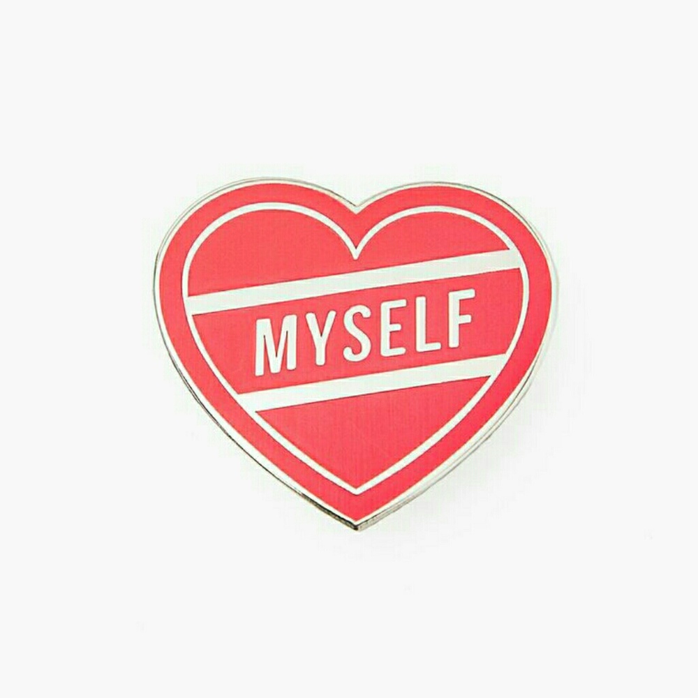 • {UO} Heart Myself Pin - Picture 2 of 7