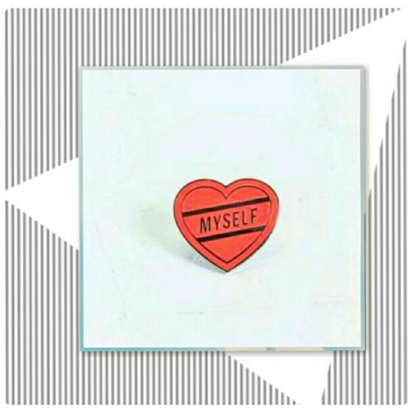 • {UO} Heart Myself Pin - Picture 3 of 7