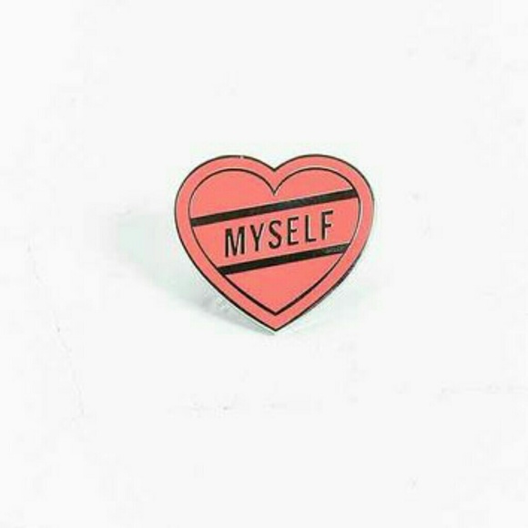 • {UO} Heart Myself Pin - Picture 4 of 7