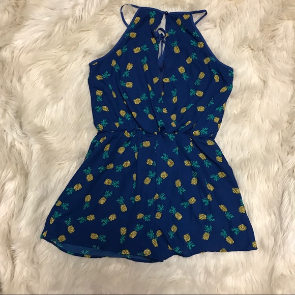 NWT As U Wish pineapple romper - Picture 7 of 8