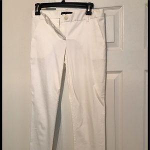 Theory - White Skinny/Slim Cropped Pants