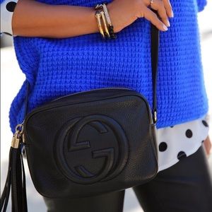 Cross body bag in style of Gucci soho disco bag