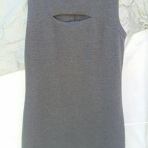 Forever 21 Grey Stretchy (Midi / Mini)  Dress
