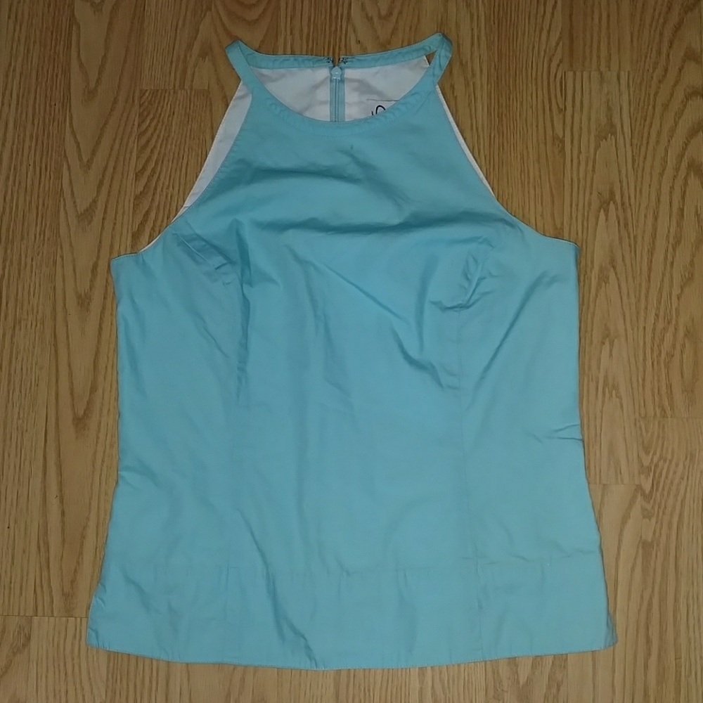 Lilly Pulitzer solid blue racerback tank top