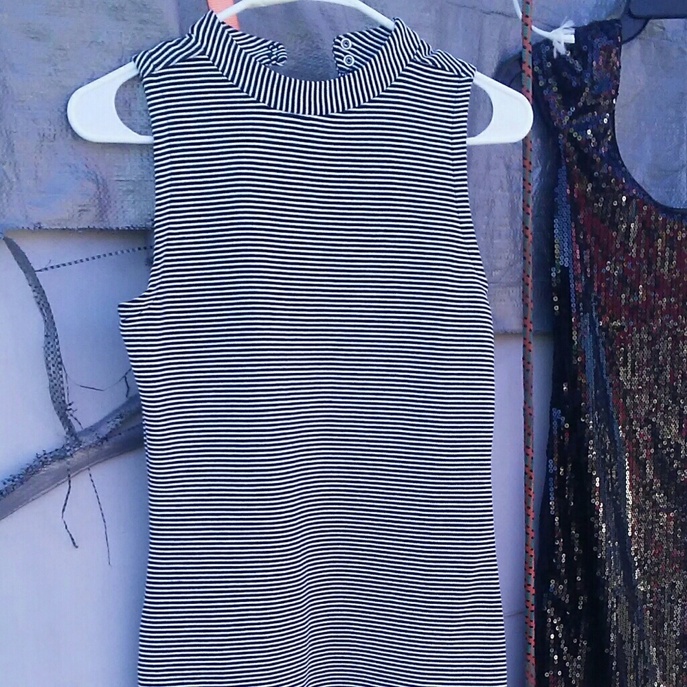 Sexy Black & White Minidress