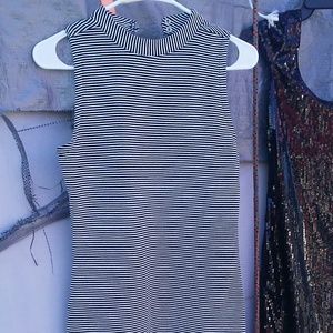 Sexy Black & White Minidress