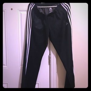 Adiddas climax sweatsuit black and white