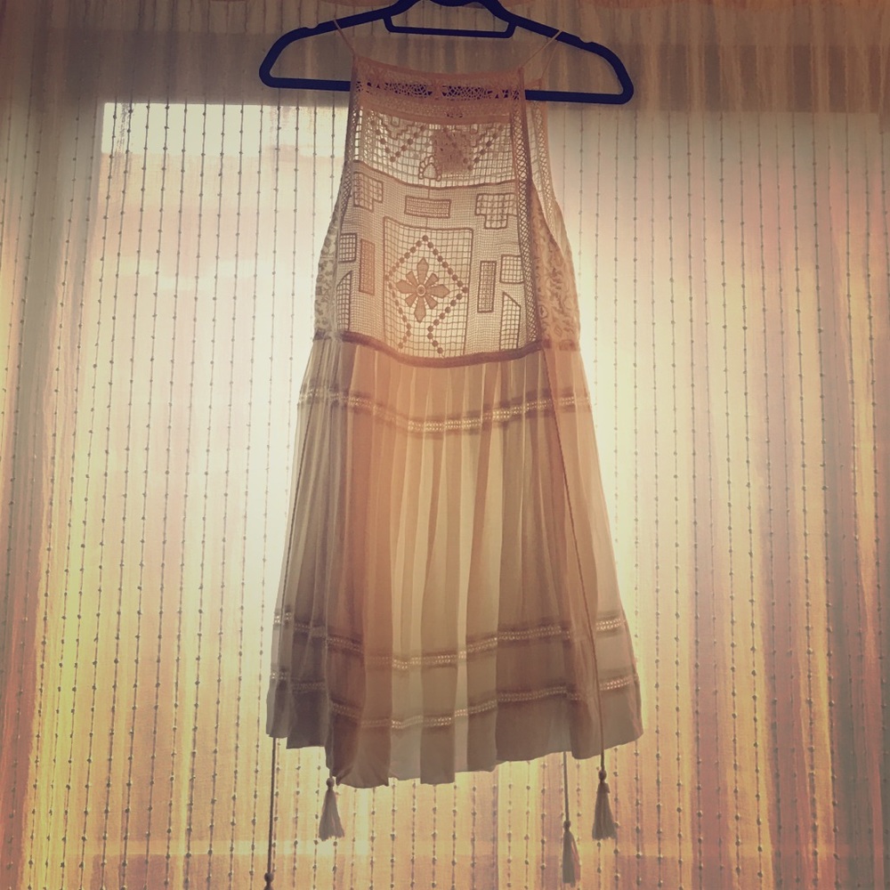 Free people ivory size small summer dress NWT