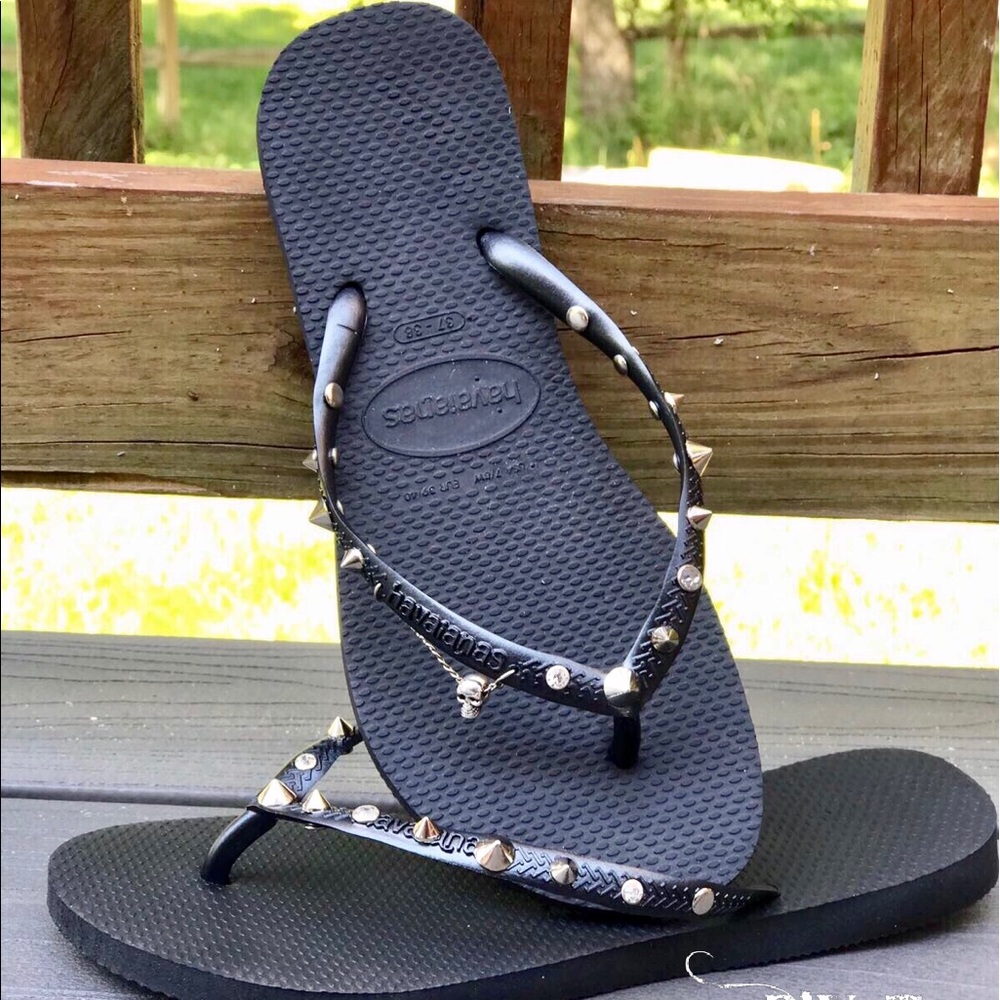 Decorating Havaianas by me