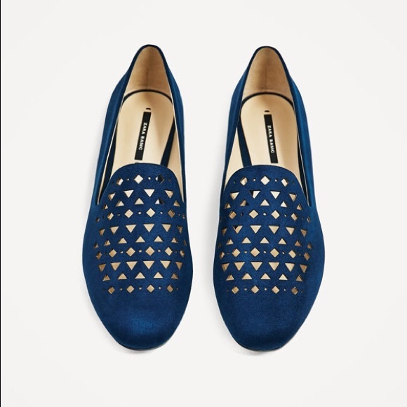 Zara flats with laser cut work - Picture 2 of 5