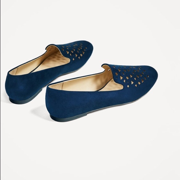 Zara flats with laser cut work - Picture 3 of 5