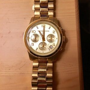 Gold Michael Kors watch
