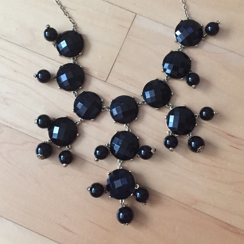 Black &a Gold bubble necklace