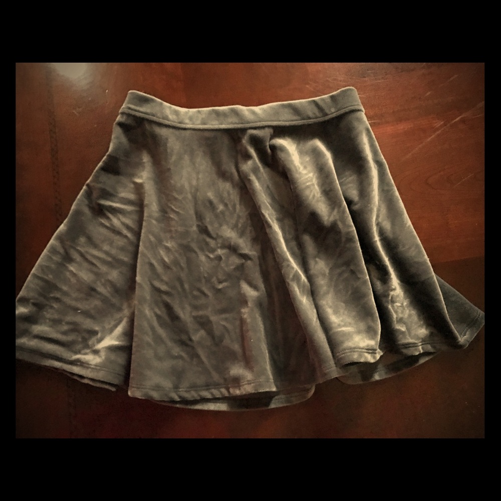 Crushed velvet skirt from Abercrombie Kids
