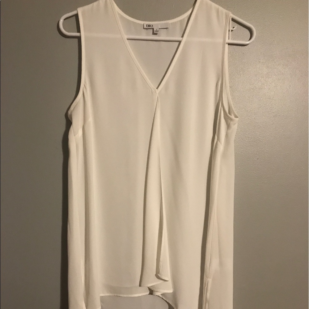 White asymmetrical top!