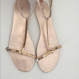 Rose Gold Sandals