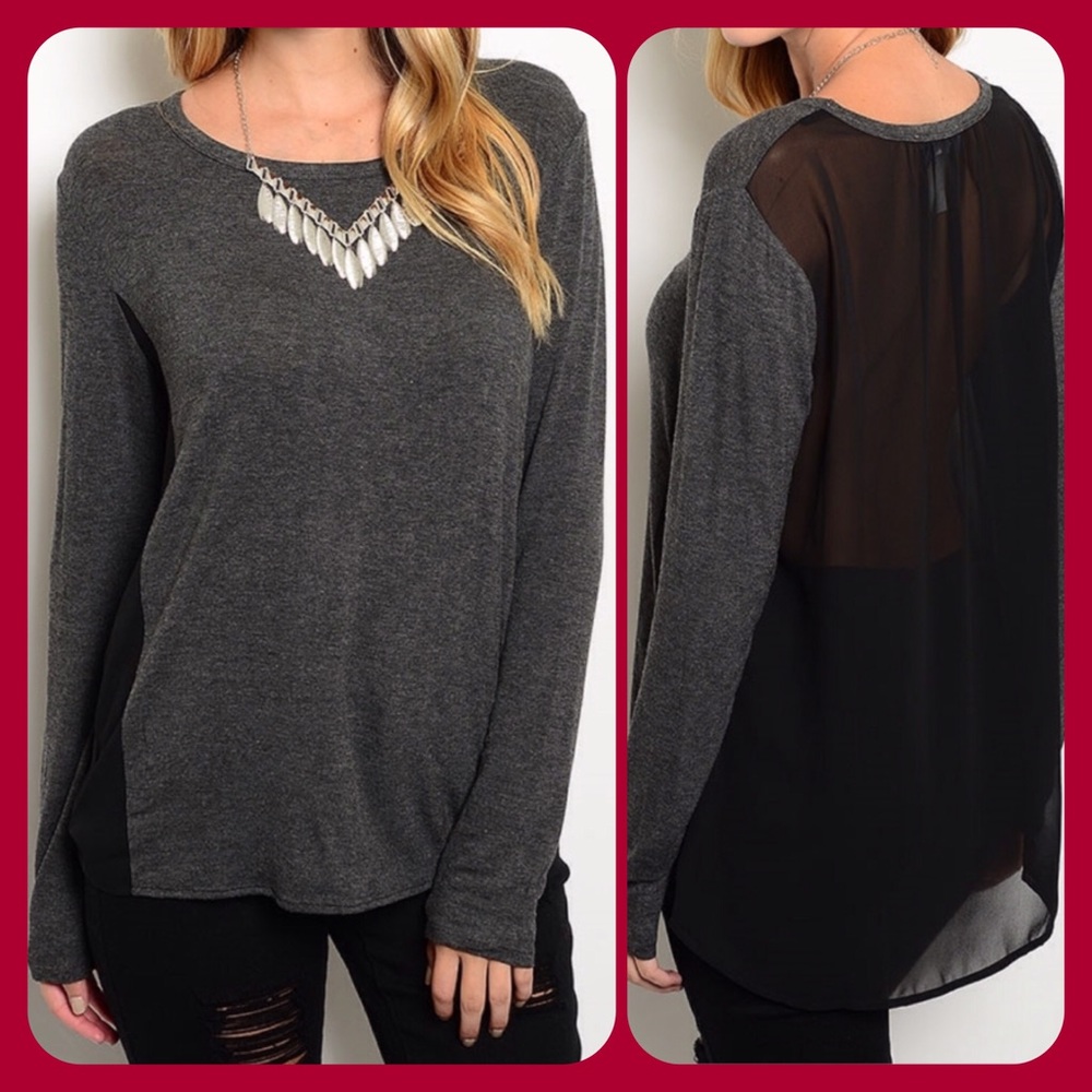 Charcoal Black Top