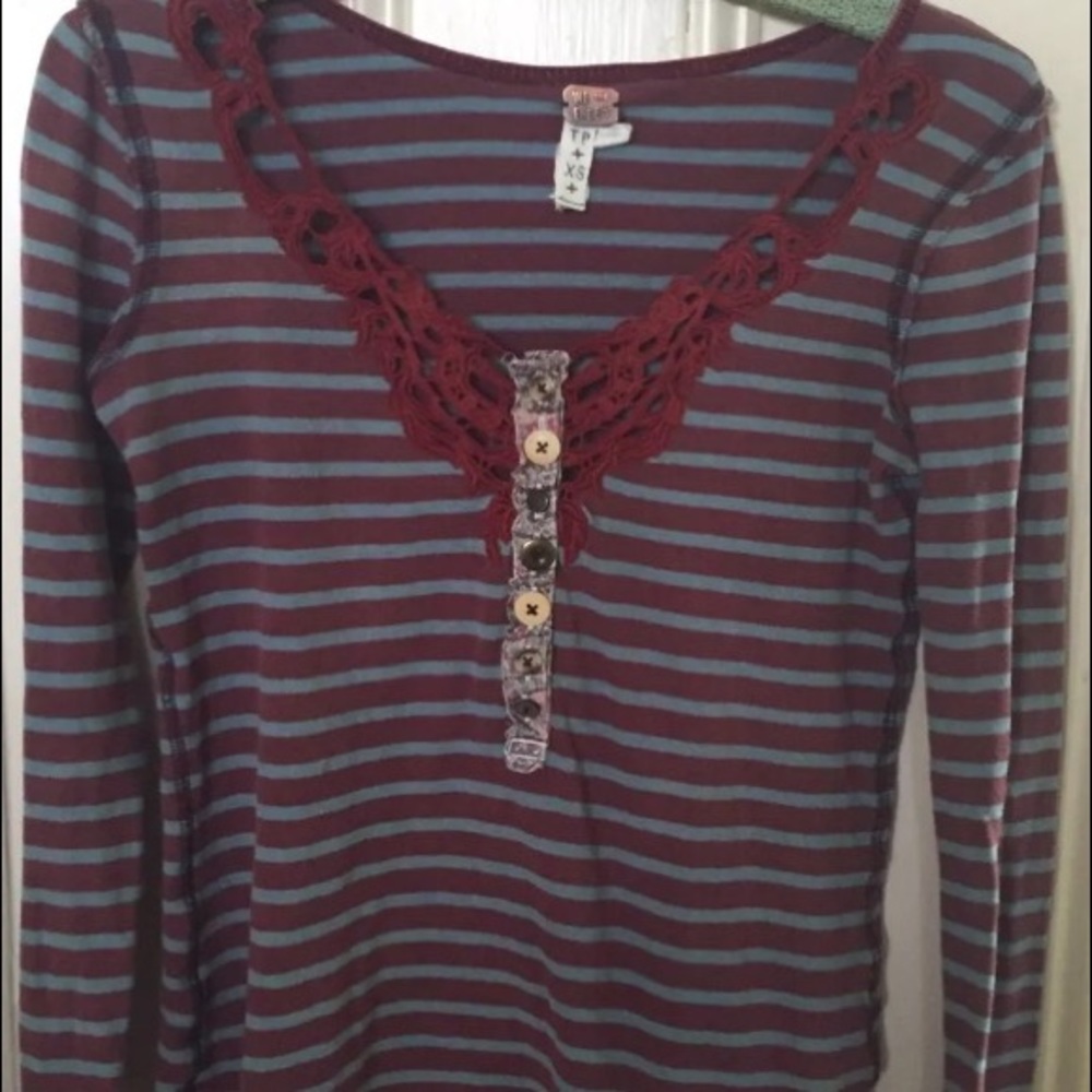 Free People We the Free Henley Size XS