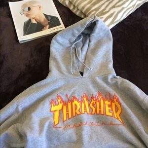Trasher grey sweater