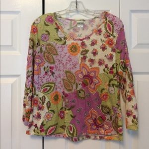 Women's Large Floral Top